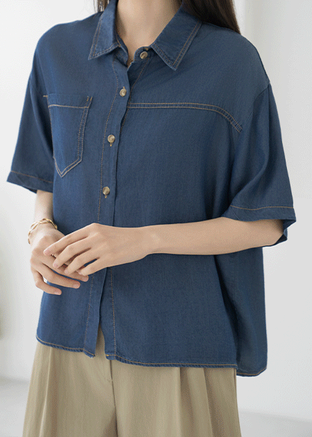 Coolpia denim shirt - BL2505056 -