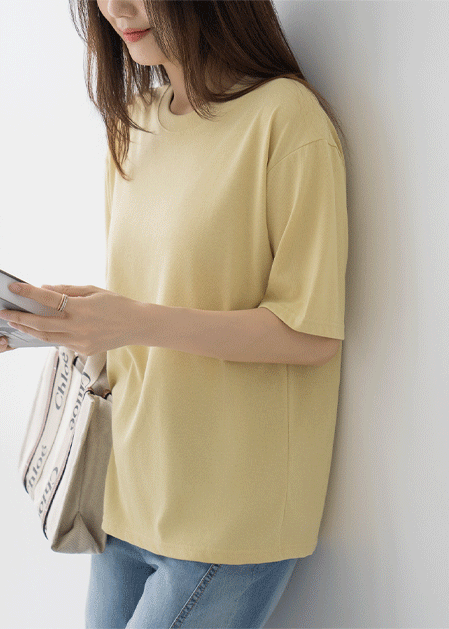 Weekly Plain T-shirt-TE2505047-