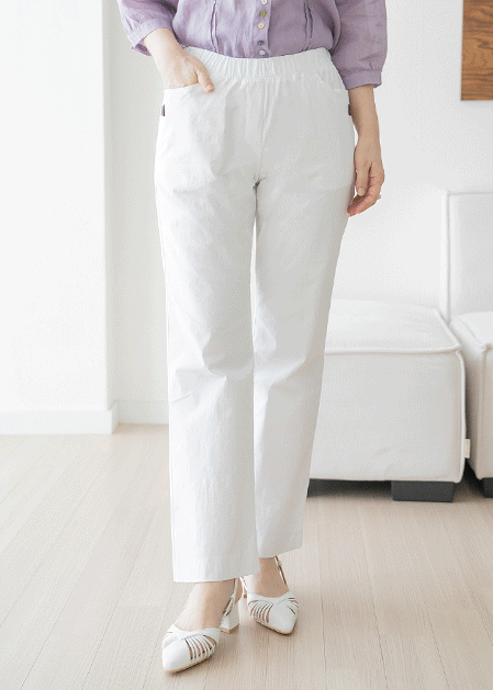 Triangle Leather Pants-PN2505073-