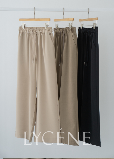 <B>[Resen]</b> Mob Banding Strap Wide Pants - LPN2505006 -