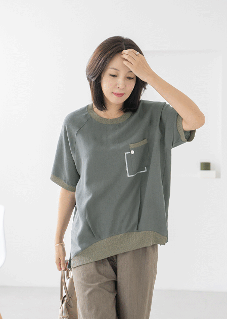 Pocket Medal T-shirt-TE2507013-