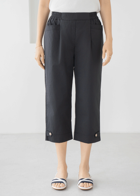 Button 7-part banding pants - PN2507016 -