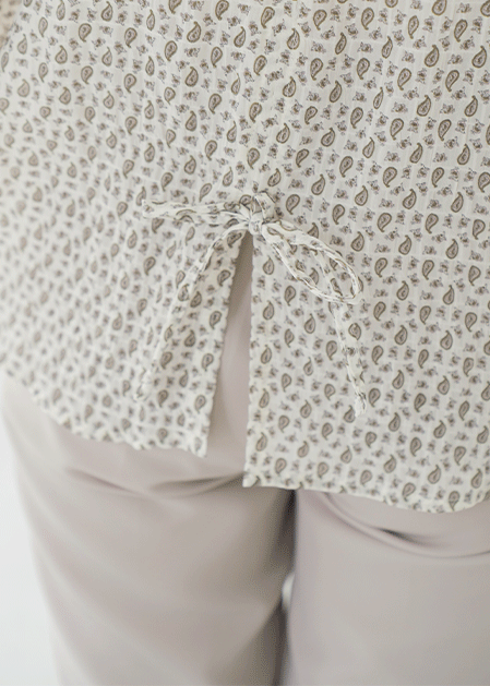 Etirinkle Strap Shirt-BL2507022-