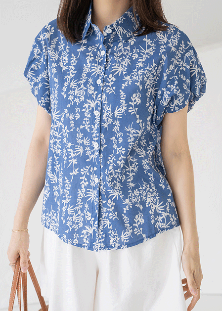 Puff Sleeve Blouse - BL2507068 -