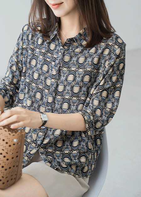 Coco Collar Blouse-BL2507113-