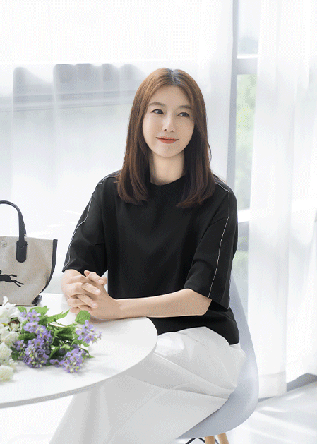 Plain Line 7-Sleeve T-Shirt - TE2508005 -