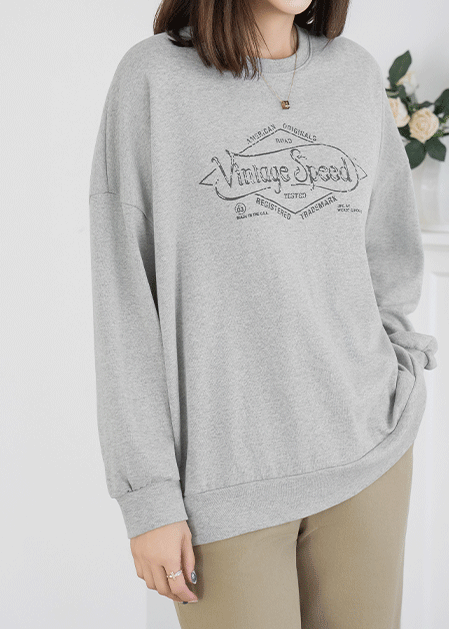 Vintage Man-to-Man T-Shirt - TE2510034 -